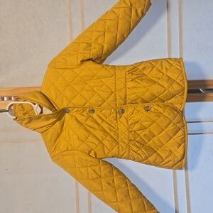 Quilted Mustard Kids Jacket